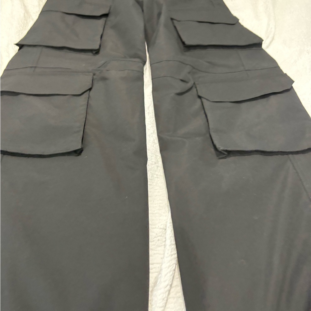 Love Tree Black Men's Multi-Pocket Cargo Pants